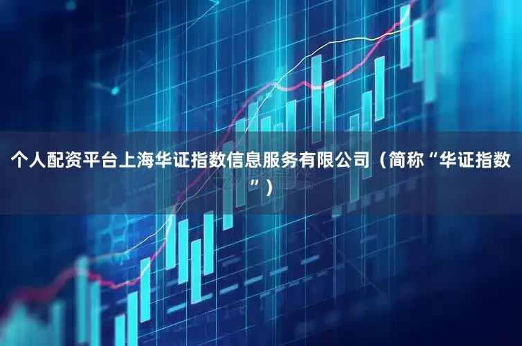 个人配资平台上海华证指数信息服务有限公司（简称“华证指数”）